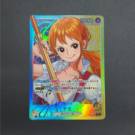 Nami OP11-041 L Parallel A Fist of Divine Speed ONE PIECE Card Game Japanese NM