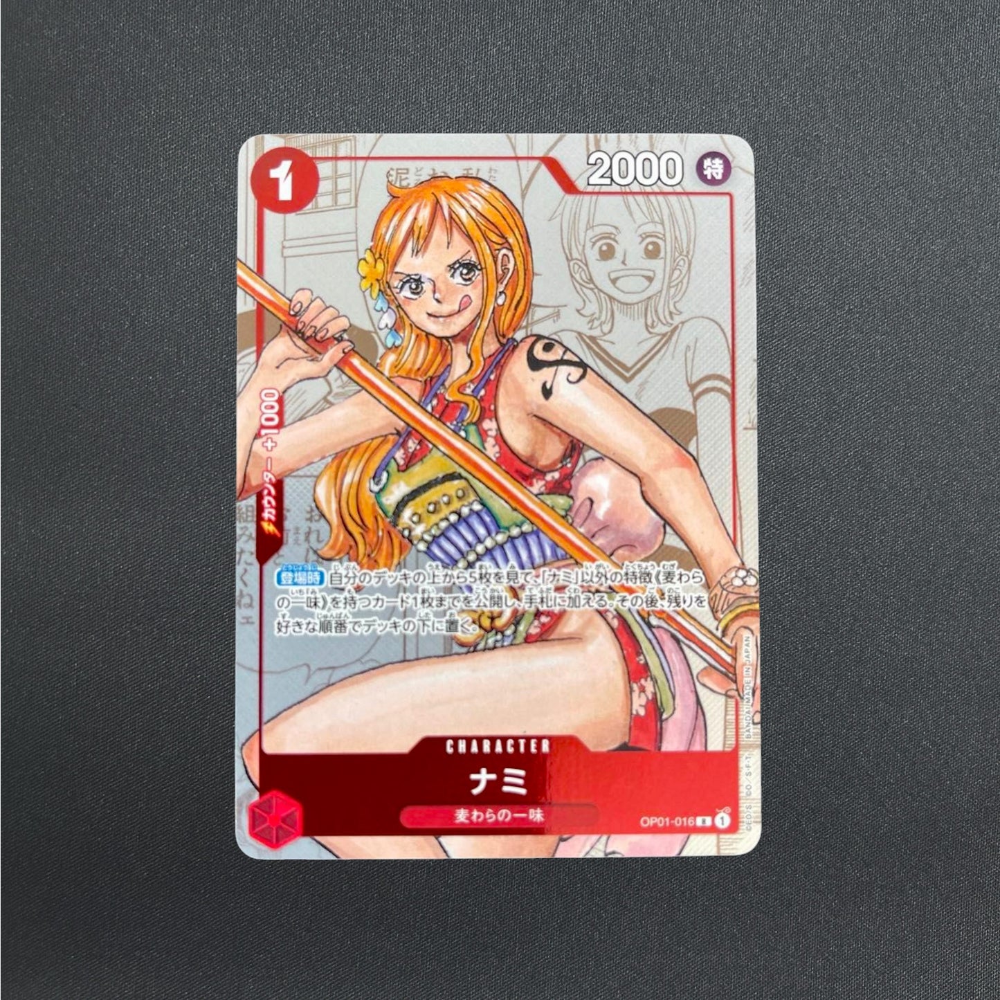 Nami OP01-016 Promo Parallel 25th Anniversary ONE PIECE Card Game Japanese NM