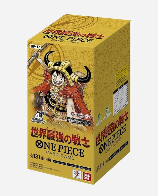 The World's Strongest Warriors Booster Box OP-17 ONE PIECE Japanese Tape Sealed