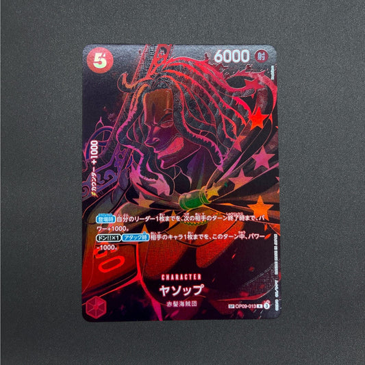 Yasopp SP OP09-013 R Parallel Legacy of the Master ONE PIECE Card Game Japanese
