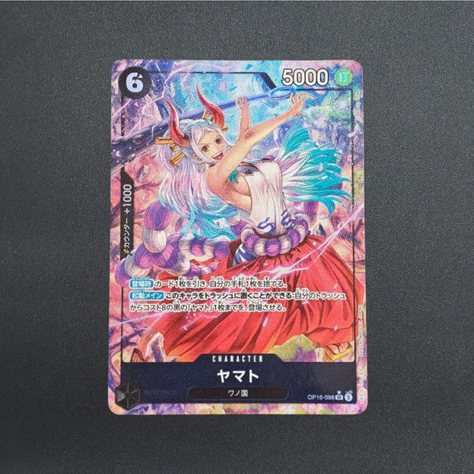 Yamato OP16-098 SR Parallel The Time Of Battle Japanese ONE PIECE Card 2026