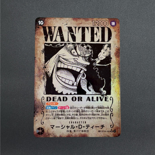 Marshall D Teach OP09-093 SP Parallel Emperors in the New World ONE PIECE Japan
