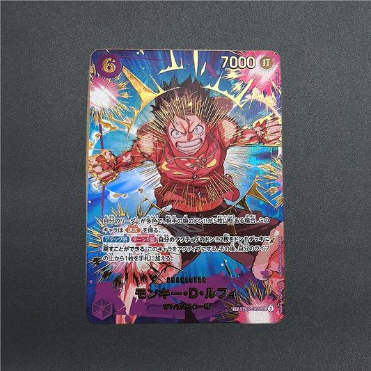 One Piece CCG Japanese Monkey D Luffy SP EB02-061 SEC Parallel The Best Vol.2