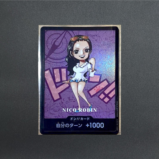 Nico Robin DON!! Card Promo Kumamoto Edition One Piece Card Japanese