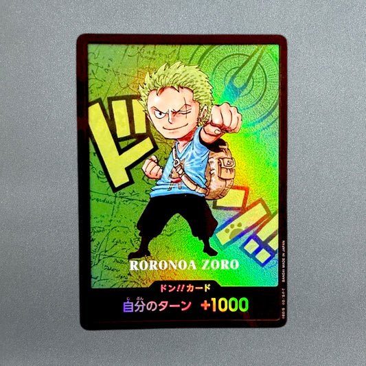 One Piece Card Zoro DON!! Kumamoto Edition Premium Japanese