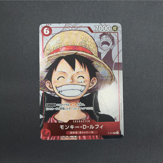 One Piece Card Monkey D. Luffy 25th Anniversary P-001 Japanese