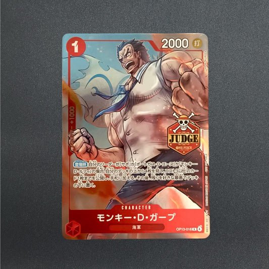 Monkey D. Garp JUDGE OP13-016 R Promo Rare ONE PIECE Card Game Japanese NM