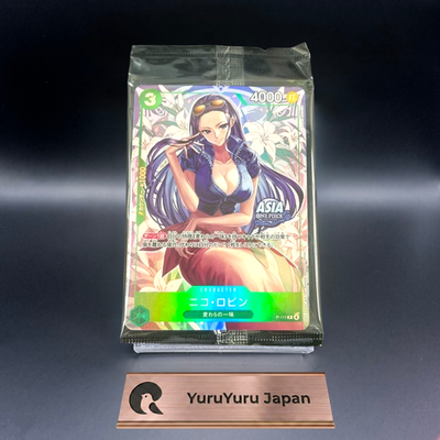 [Sealed] One Piece CCG Japanese Nico Robin Promo P-111 ASIA Mini-tin Pack Vol.2