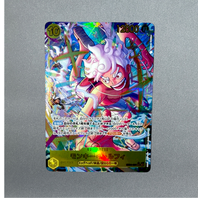 One Piece CCG Japanese Monkey D. Luffy SEC Alt Art SEC EB04-061 Egghead