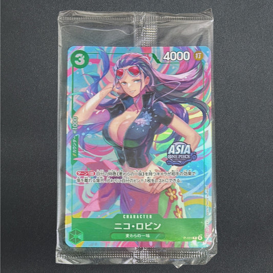 [Sealed]Nico Robin P-111 P Promo ASIA Mini-tin Pack Set vol.2 ONE PIECE Japanese