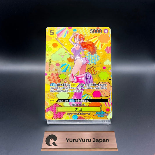 ONE PIECE CCG Japanese Nami SP SR Alt Art OP08-106 Emperors in the New World