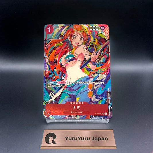 One Piece CCG Japanese Nami C Alternate Art ST01-007 Storage Box Set Promo