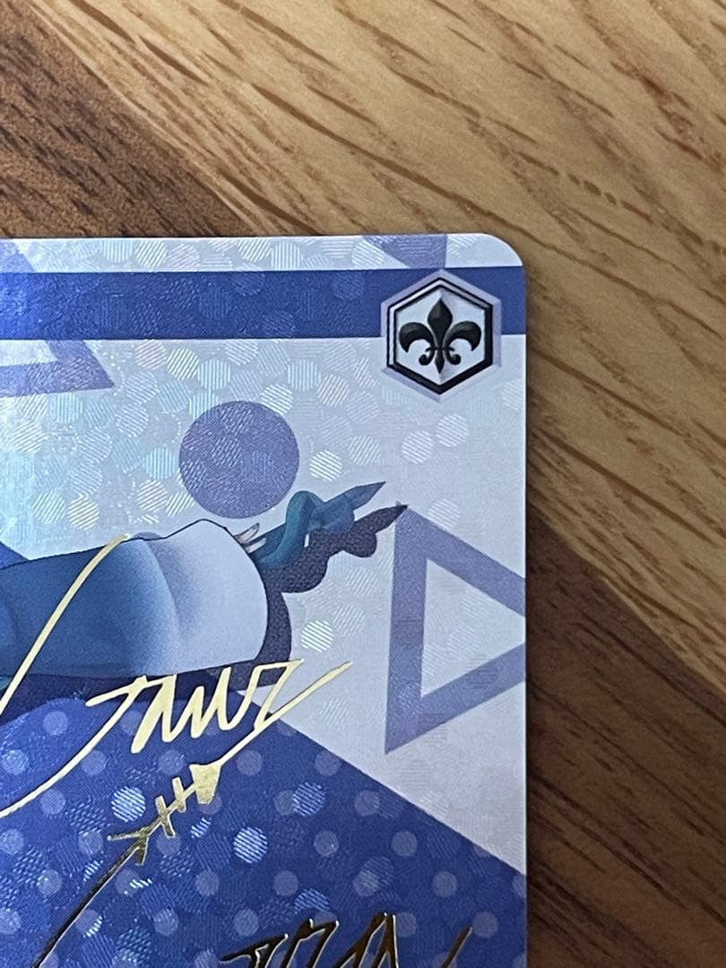Signed Weiss Schwarz Azur Lane Gawr Gura HOL/W104-113SP SP Japanese