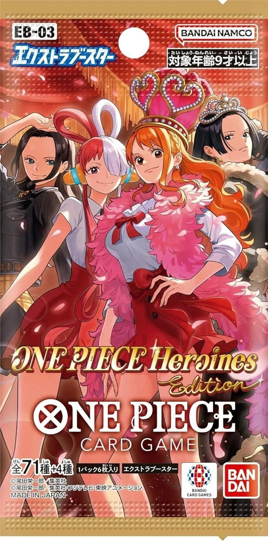 Heroines Edition Booster Box EB-03 ONE PIECE Card Game Japanese Tape Sealed