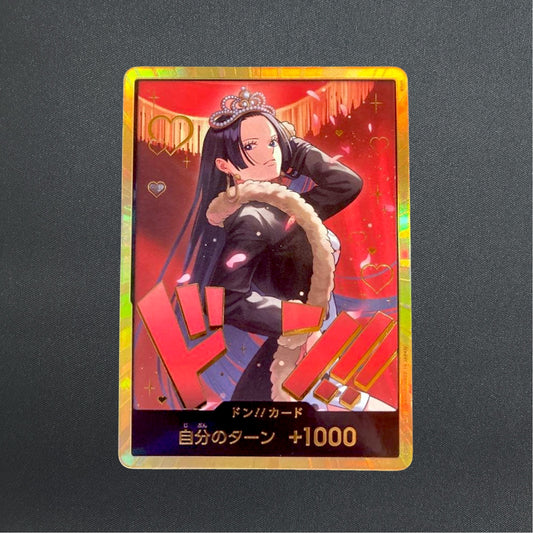 One Piece Card Japanese DON!! Card Boa Hancock Gold Foil EB-03 Heroines Edition