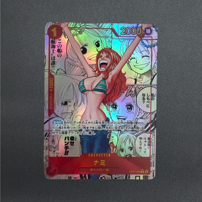 Nami OP01-016 Manga Alt Art ONE PIECE Card The Best Japanese Comic Parallel NM