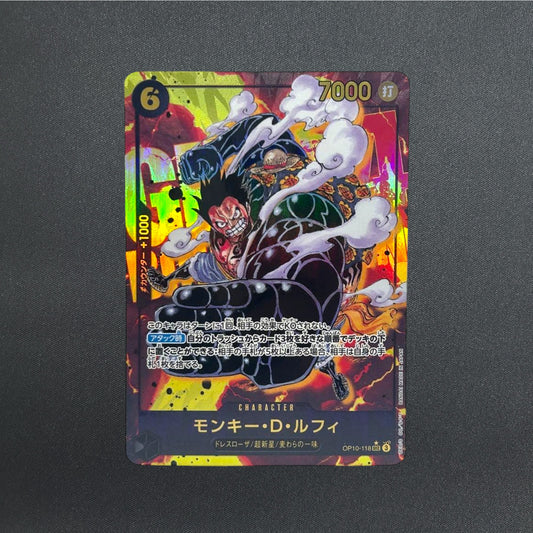 Monkey D. Luffy Alt Art OP10-118 SEC Royal Blood Japanese ONE PIECE Card Game