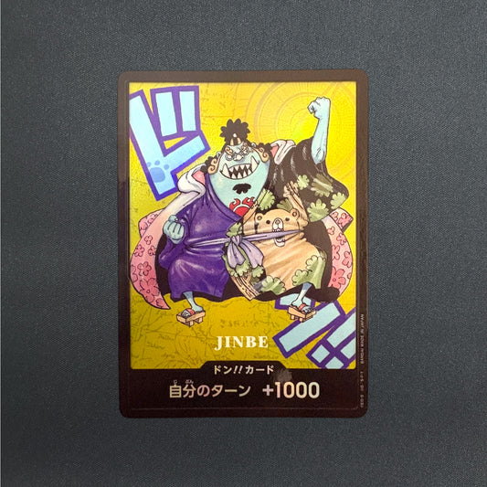 Jinbe DON!! Card Promo Kumamoto Edition One Piece Card Japanese