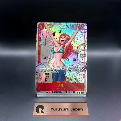 Nami OP01-016 Manga Alt Art ONE PIECE Card The Best Japanese Comic Parallel NM