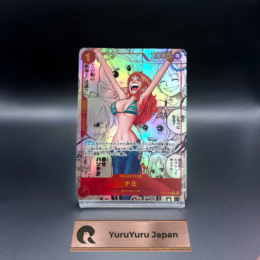 Nami OP01-016 Manga Alt Art ONE PIECE Card The Best Japanese Comic Parallel NM