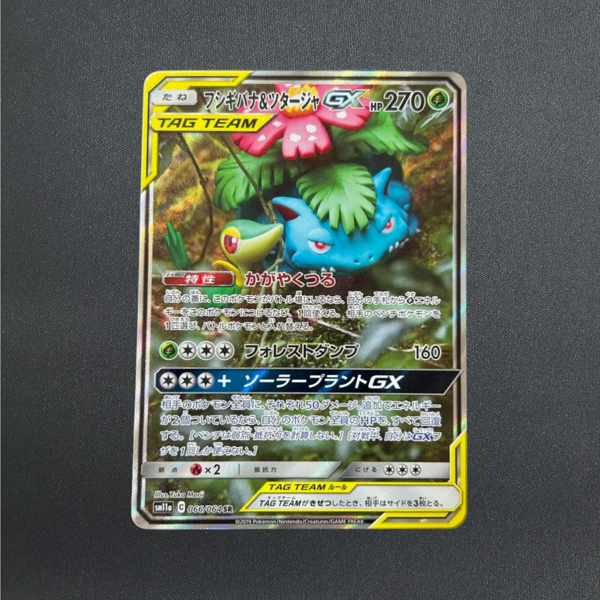[066/064] Venusaur & Snivy GX SR SA SM11a Remix Bout