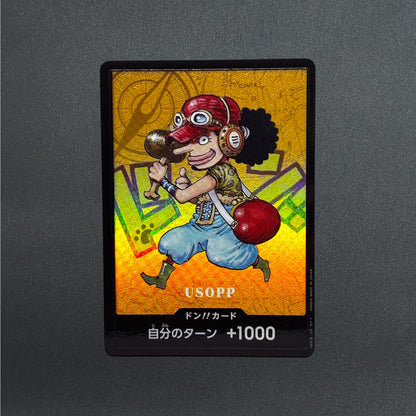 Usopp DON!! Card Promo Kumamoto Edition One Piece Card Japanese