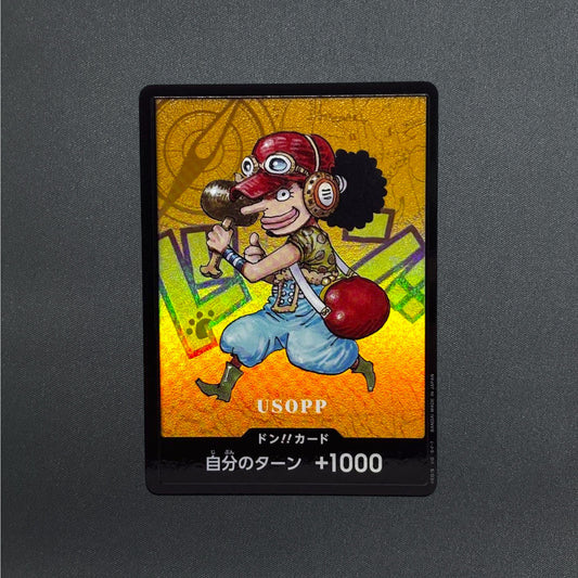 Usopp DON!! Card Promo Kumamoto Edition One Piece Card Japanese