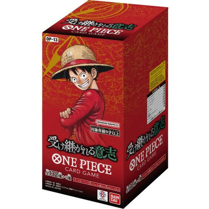 Carrying on His Will Booster Box OP-13 ONE PIECE Card Japanese Tape Sealed