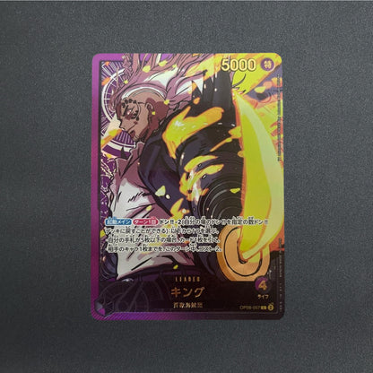 King Gold Text OP08-057 L Anime 25th Collection Japanese ONE PIECE Card Game