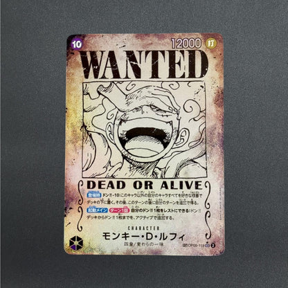 Monkey D. Luffy OP05-119 SP Wanted Emperors in the New World ONE PIECE Japanese