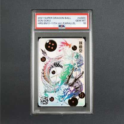 PSA 10 Son Goku BM11-ASEC Parallel 11th Anniversary Super Dragon Ball Heroes