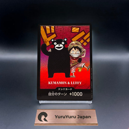 Luffy & Kumamon DON!! Card Promo Kumamoto Edition One Piece Card Japanese