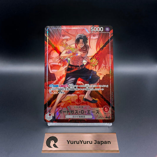 Portgas D Ace OP16-001 L-P The Time Of Battle Japanese ONE PIECE Card 2026