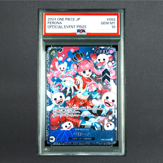 PSA 10 Perona OP06-093 SR Flagship Battle Promo Championship ONE PIECE Japanese