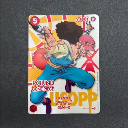 Usopp OP11-003 ROUND 1 x ONE PIECE Card Japanese Promo 2026 NM