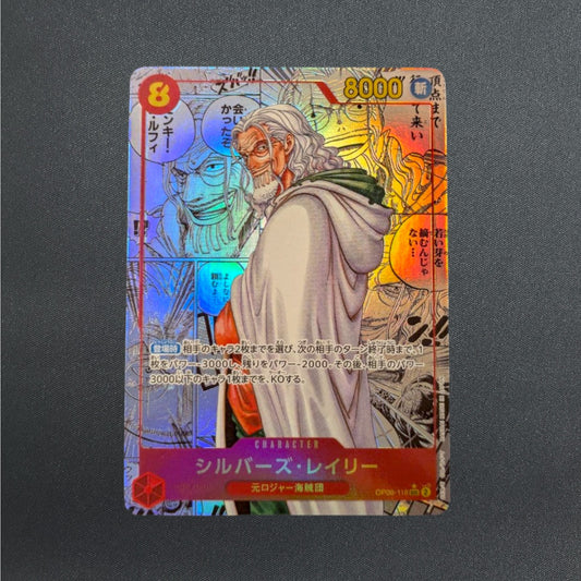 Silvers Rayleigh OP08-118 SEC Manga Alt Art Two Legends ONE PIECE Card Japanese