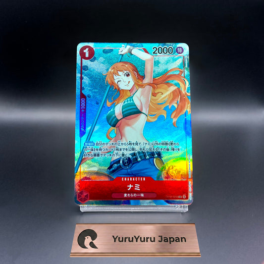 Nami OP01-016 R Parallel ROMANCE DAWN ONE PIECE Card Game Japanese NM