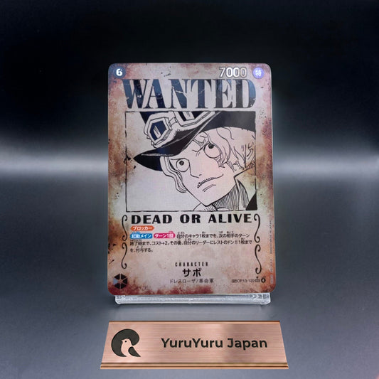 One Piece Card Japanese Sabo WANTED SP OP13-120 SEC Alt Art Carrying on His Will