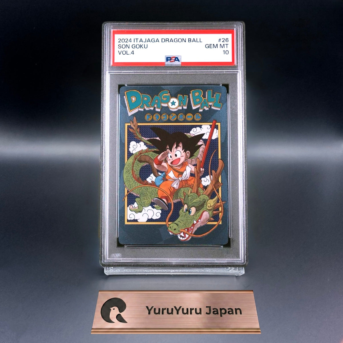 PSA 10 Son Goku ITAJAGA DRAGON BALL VOL.4 #26 Japanese Card 2024