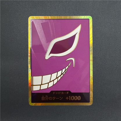 DON !! Card Donquixote Doflamingo Gold Frame PRB-01 Japanese ONE PIECE CARD