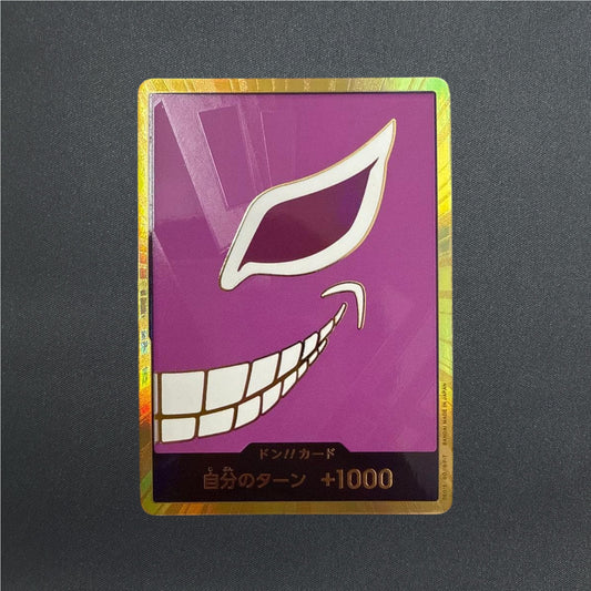 DON !! Card Donquixote Doflamingo Gold Frame PRB-01 Japananese ONE PIECE CARD