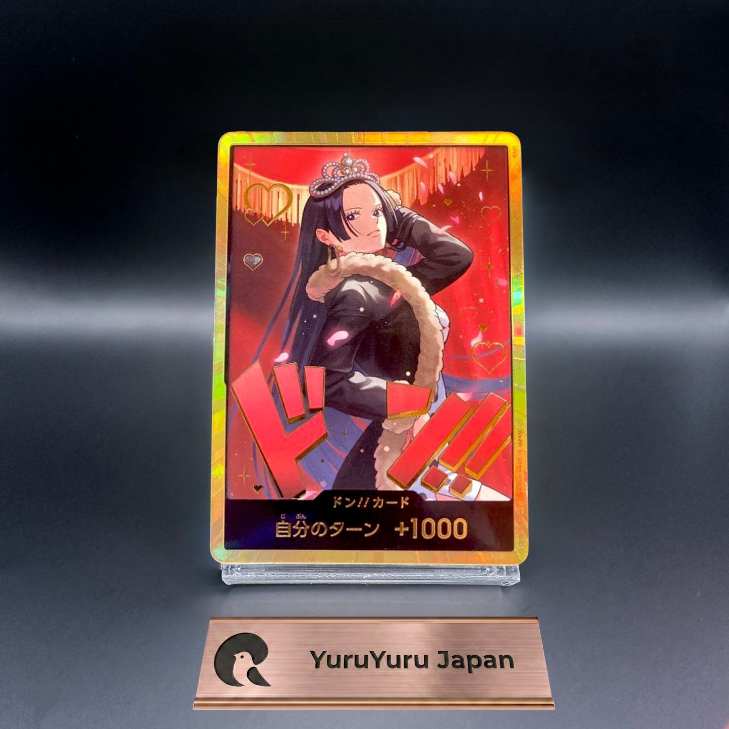 One Piece Card Japanese DON!! Card Boa Hancock Gold Foil EB-03 Heroines Edition