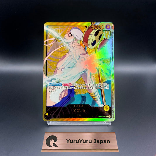 One Piece Card Eneru Gold Text Anime 25th Collection OP05-098 L Japanese