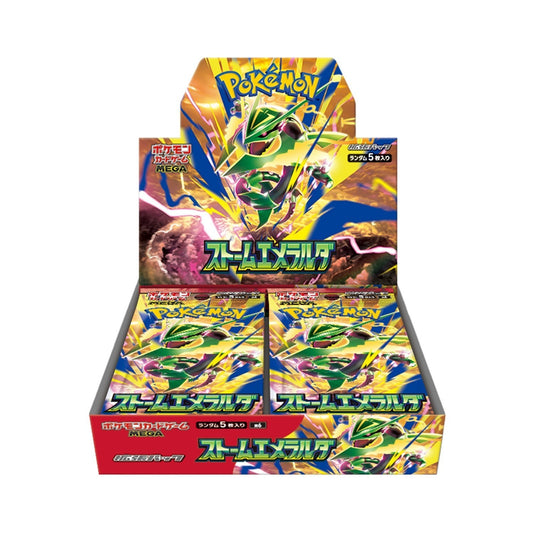 Storm Emeralda Booster Box M6 New w/shrink Pokemon Card Japanese 2026