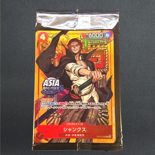 [Sealed] Shanks OP12-008 Promo ASIA Mini-tin Pack Set vol.3 ONE PIECE Japanese