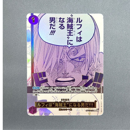 Sanji R Manga Rare OP12-079 3rd Anniversary Set Promo One Piece Card Japanese