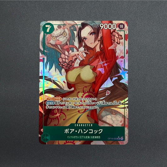 Boa Hancock OP16-032 SR Parallel The Time Of Battle Japanese ONE PIECE Card 2026