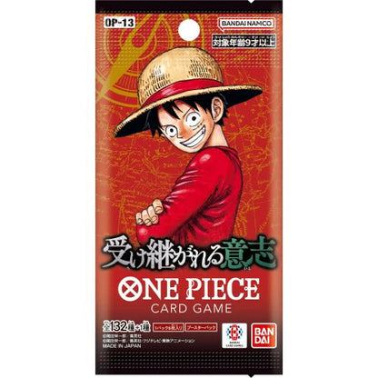 Carrying on His Will Booster Box OP-13 ONE PIECE Card Japanese Tape Sealed