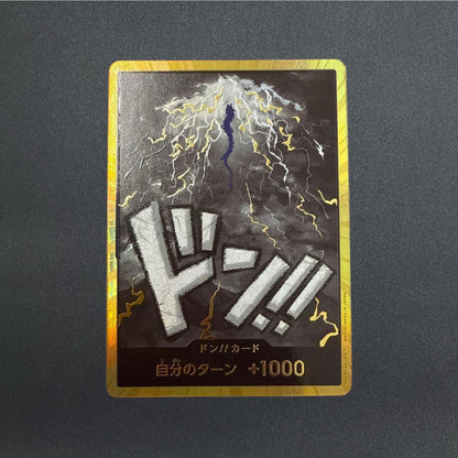 DON !! Card Gold Frame Kaido Japanese ONE PIECE Card The Best PRB-01