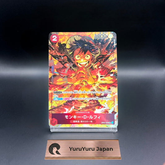 Monkey D. Luffy OP01-024 SR Parallel ROMANCE DAWN ONE PIECE Card Game Japanese